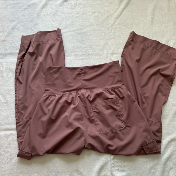 2/$30 Maternity Rollover-Waist StretchTech Cargo Pants, Large - Picture 7 of 10